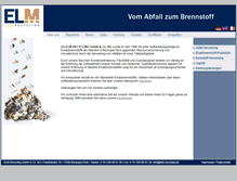 Tablet Screenshot of elm-recycling.de